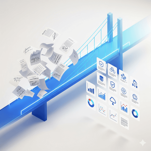 Bridge connecting your processes to AI automation